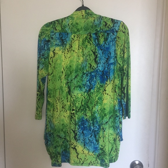 BIANCA NYGARD Long Sleeve V-neck Blouse - Picture 2 of 4